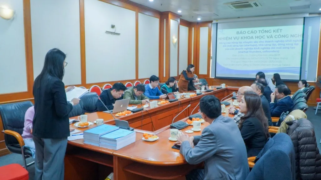 Ảnh: Toàn cảnh Hội đồng đánh giá, nghiệm thu Ảnh: Toàn cảnh Hội đồng đánh giá, nghiệm thu